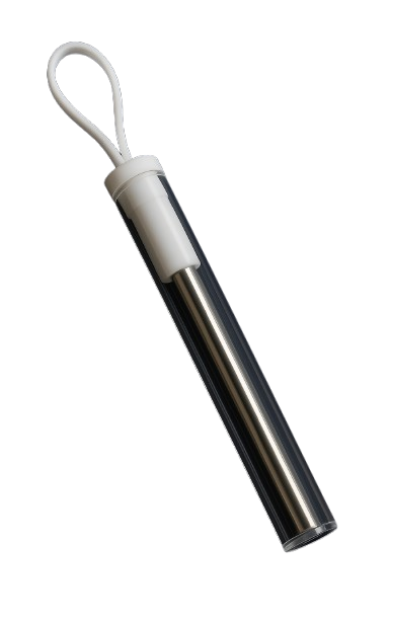 Realistic mockup of the Canudo Detector straw.